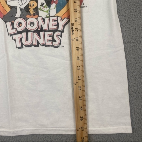 Looney Tunes Men's Short Sleeve Graphic Crewneck T Shirt White Size Medium - Picture 10 of 10